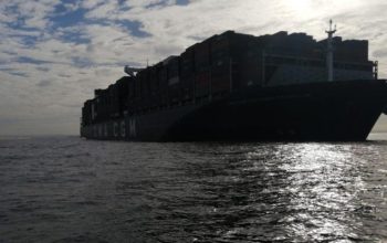 CMA CGM vessel in container stack collapse sails from South Africa